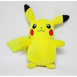 Pokemon Corduroy Pikachu Plush Stuffed Toy‎ Collectible 2022 8"